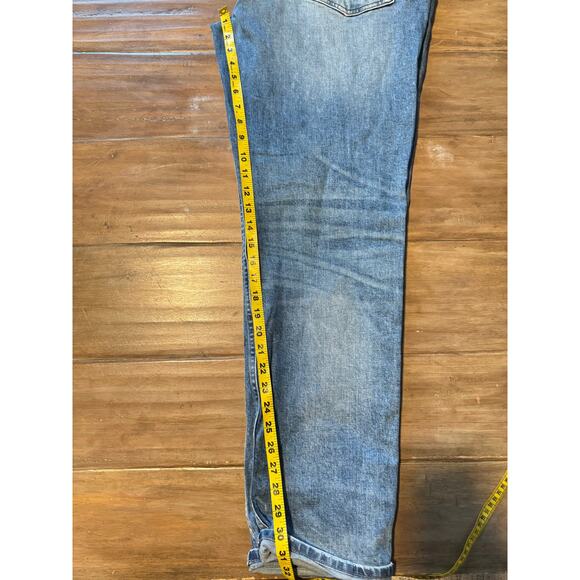 Hudson Sartor Relaxed Skinny Jeans Mens 38 Mura Wash Distressed Stretch Denim - Picture 5 of 8
